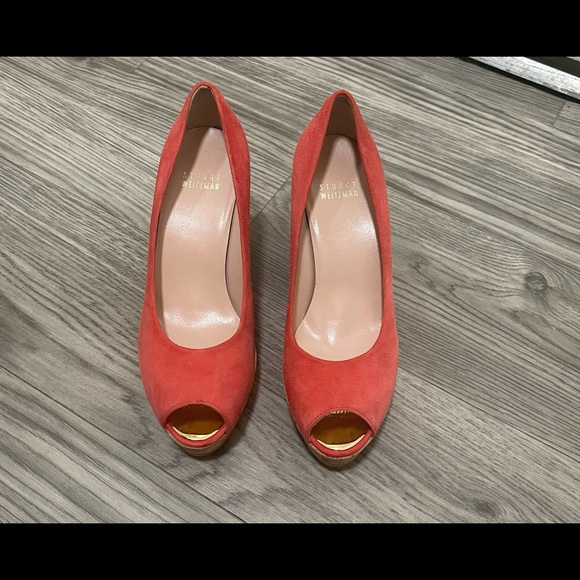 Stuart Weitzman Anna Haze Sauce Wedges -Size 5.5 - Picture 4 of 4